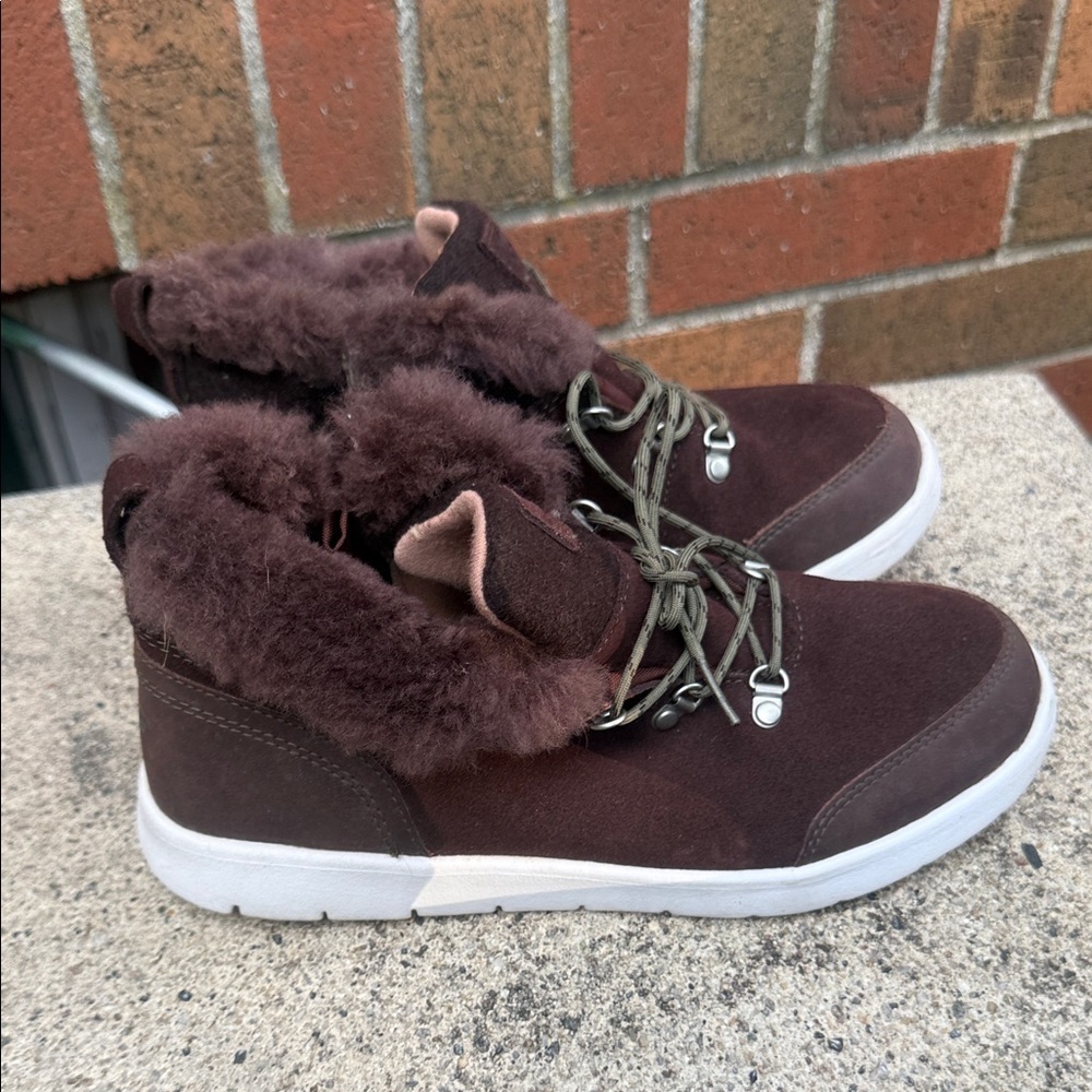 UGG Waterproof Shearling Lined Sneaker Boots | Women’s 5